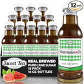 12-pack of Southern Sweet Tea Co. Watermelon Iced Tea in 16oz bottles, real brewed with pure cane sugar.