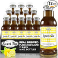 Southern Sweet Tea Co. Lemon Iced Tea 12-pack of 16 fl oz bottles with real brewed tea and pure cane sugar.
